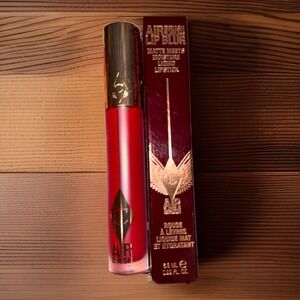 Charlotte Tilbury Ruby Blur Airbrush Flawless Lip Blur Matte Liquid Lipstick New